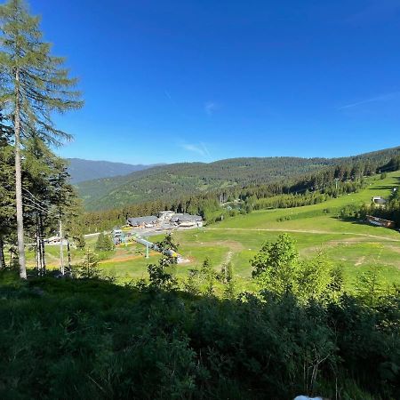 Hundefreundliche Bergwohnung Neben Der Skipiste - Mittelstation Skigebiet Gerlitzen Kanzelhohe Esterno foto