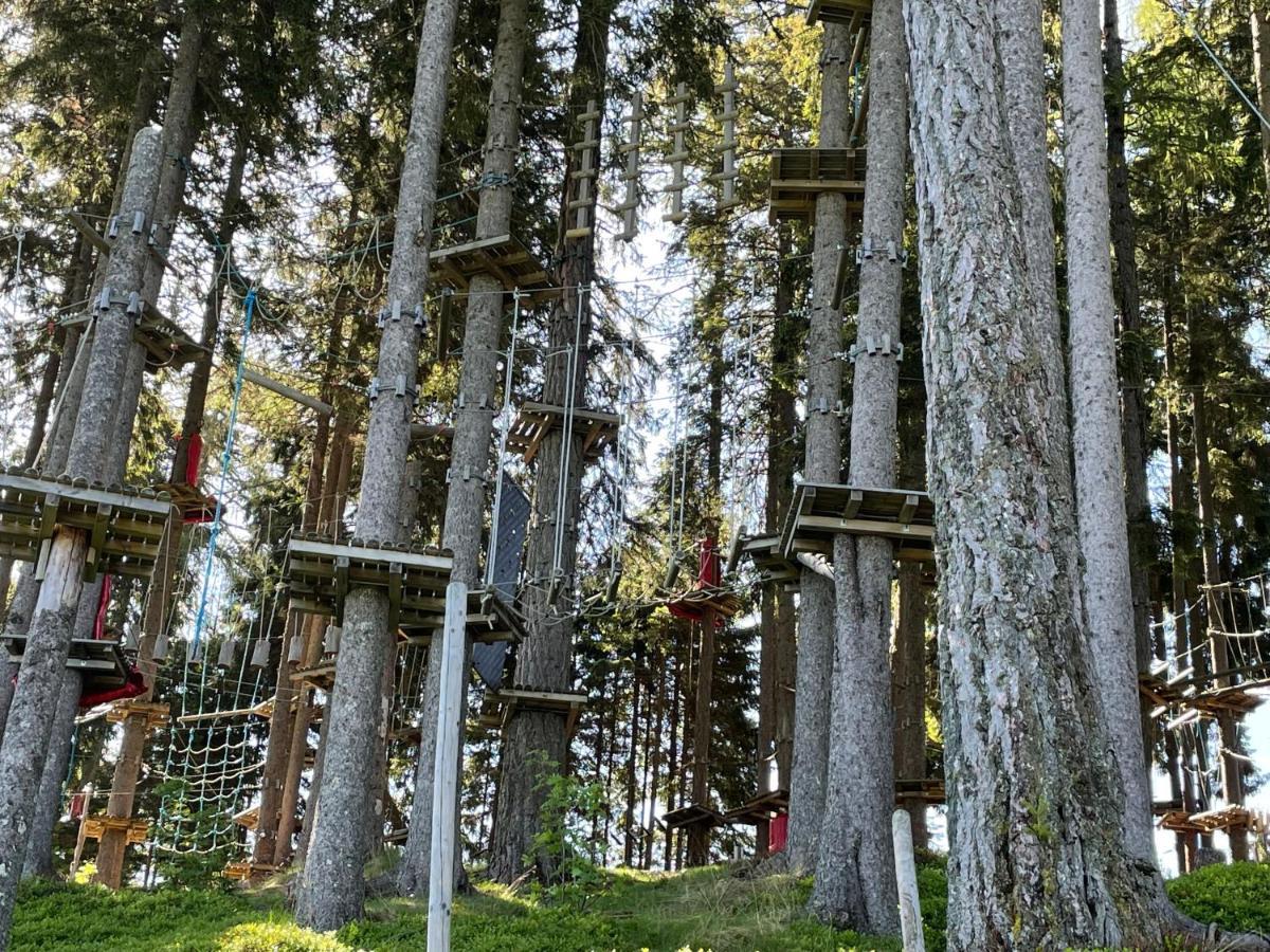 Hundefreundliche Bergwohnung Neben Der Skipiste - Mittelstation Skigebiet Gerlitzen Kanzelhohe Esterno foto